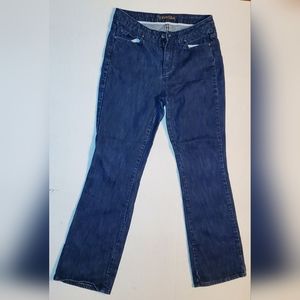 St Johns Bay Womens Straight Leg Size 8 Stretch Jeans